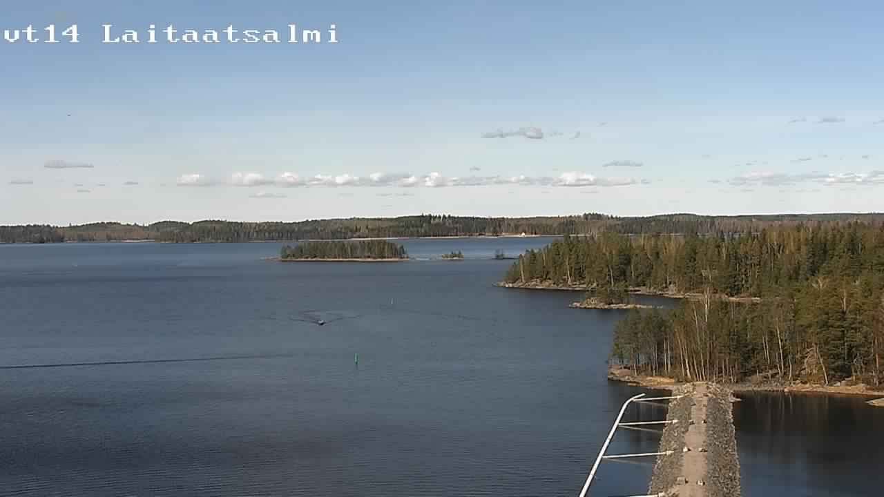 Weather Camera Image Väg 14 Nyslott, Laitaatsalmi, Savonlinna, Etelä-Savo