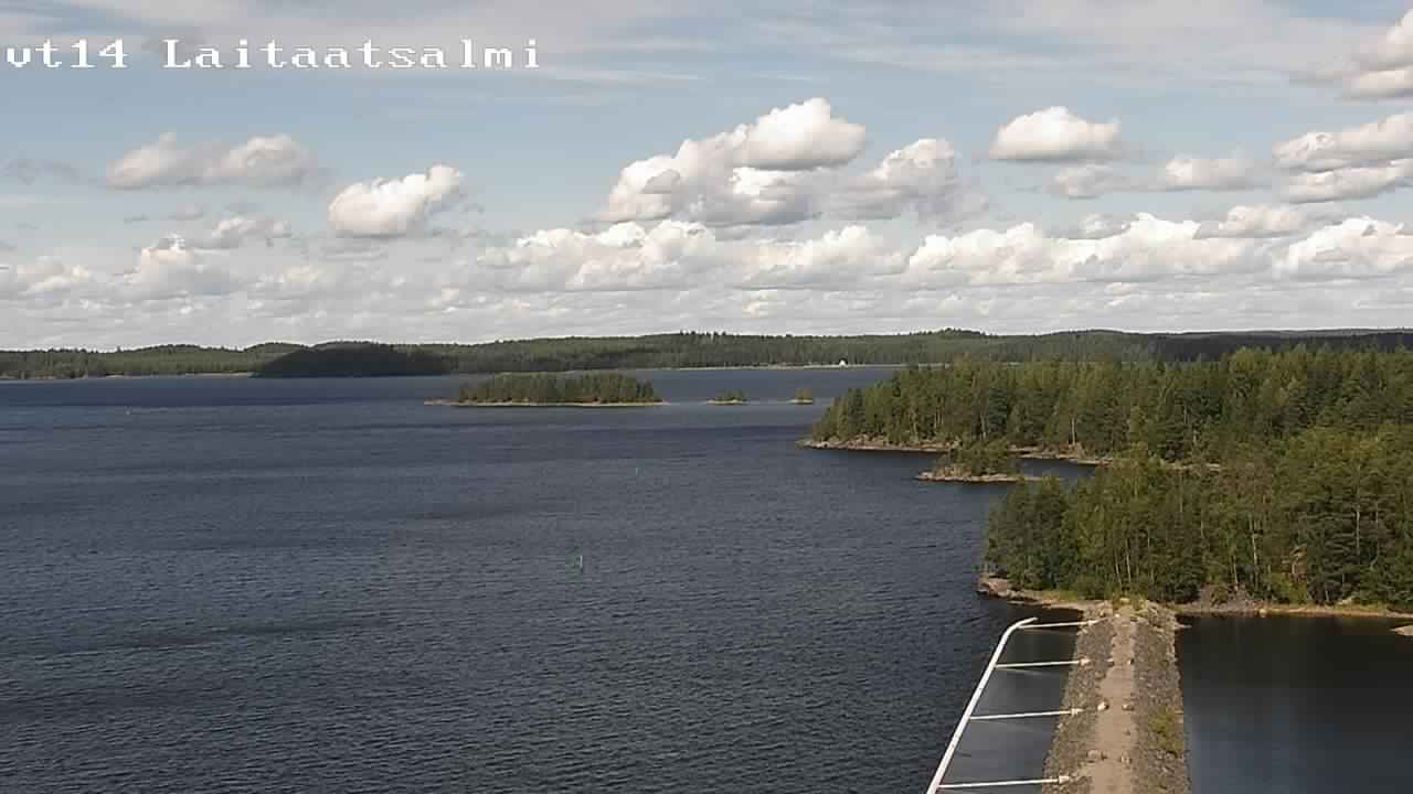 Weather Camera Image Road 14 Savonlinna, Laitaatsalmi, Savonlinna, Etelä-Savo
