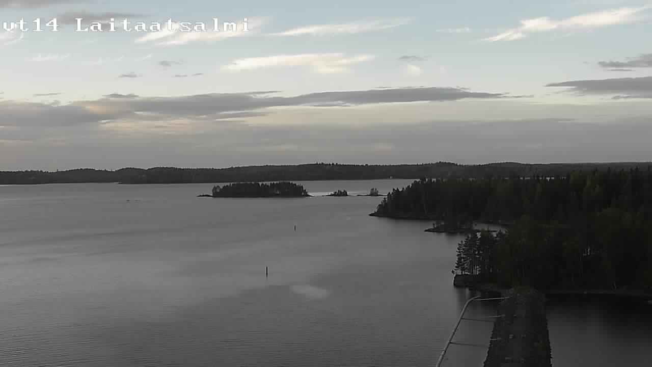 Weather Camera Image Road 14 Savonlinna, Laitaatsalmi, Savonlinna, Etelä-Savo