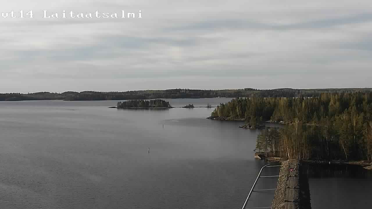 Weather Camera Image Väg 14 Nyslott, Laitaatsalmi, Savonlinna, Etelä-Savo