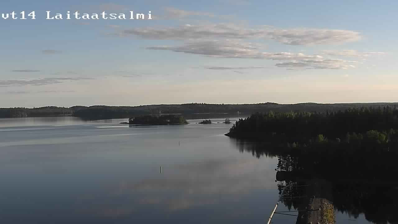 Weather Camera Image Road 14 Savonlinna, Laitaatsalmi, Savonlinna, Etelä-Savo