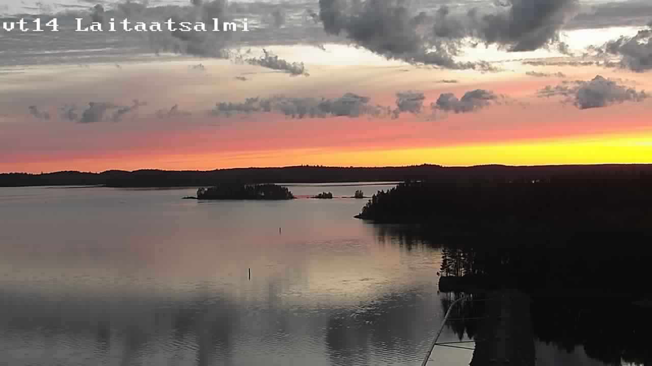Weather Camera Image Road 14 Savonlinna, Laitaatsalmi, Savonlinna, Etelä-Savo