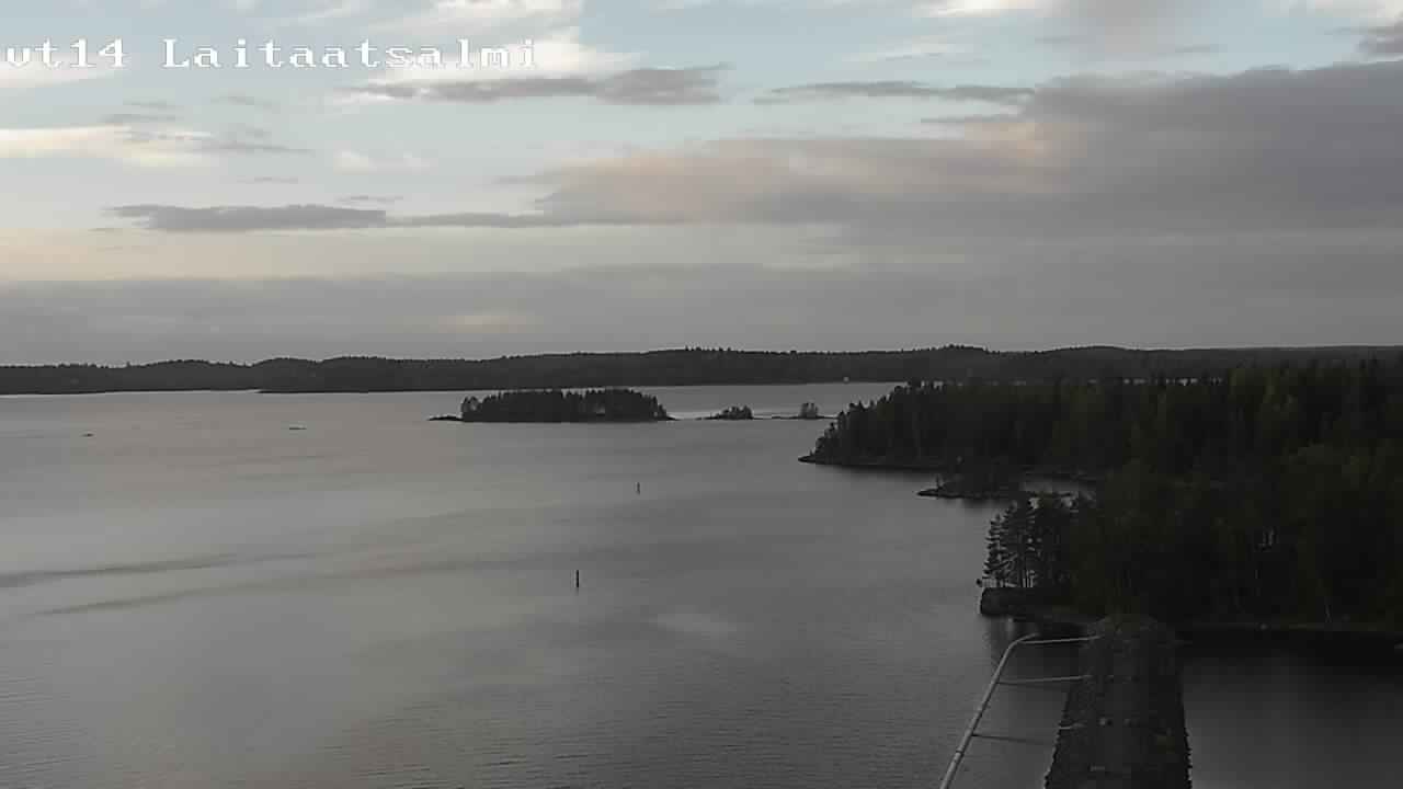 Weather Camera Image Road 14 Savonlinna, Laitaatsalmi, Savonlinna, Etelä-Savo