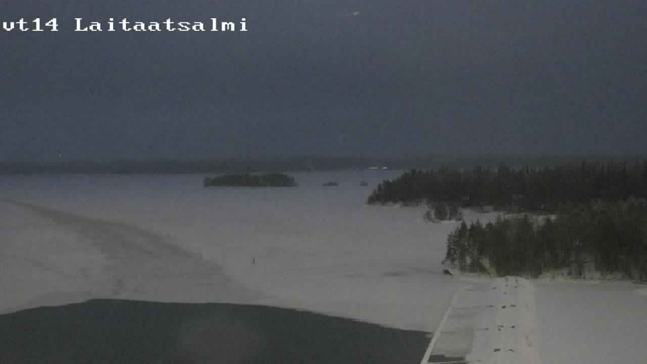 Weather Camera Image Väg 14 Nyslott, Laitaatsalmi, Savonlinna, Etelä-Savo