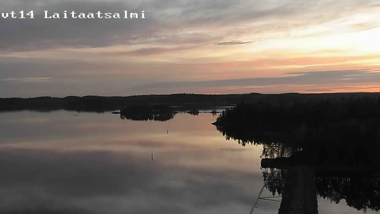 Weather Camera Image Väg 14 Nyslott, Laitaatsalmi, Savonlinna, Etelä-Savo
