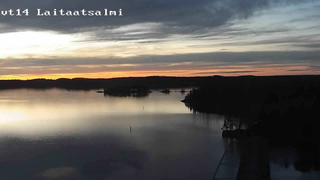 Weather Camera Image Väg 14 Nyslott, Laitaatsalmi, Savonlinna, Etelä-Savo