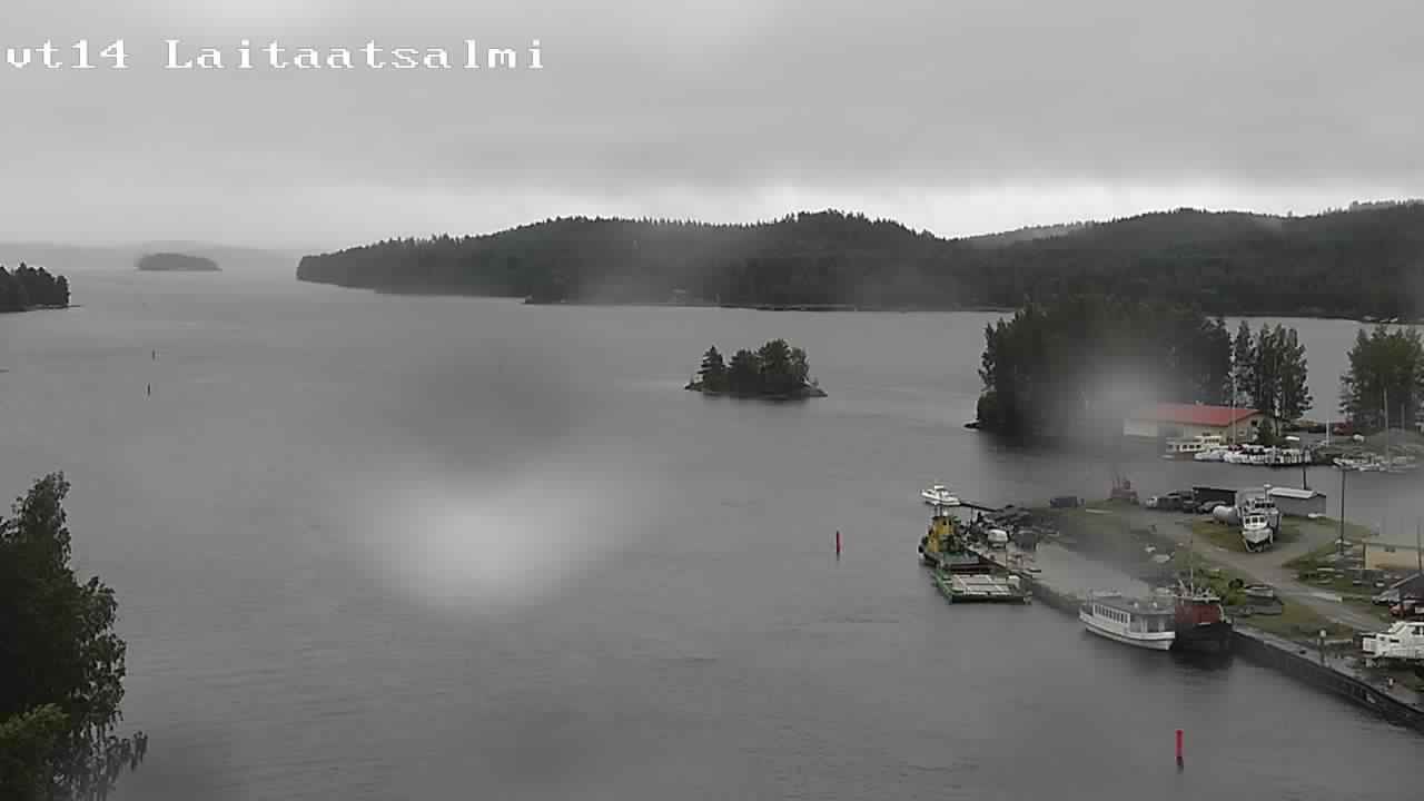 Weather Camera Image Väg 14 Nyslott, Laitaatsalmi, Savonlinna, Etelä-Savo
