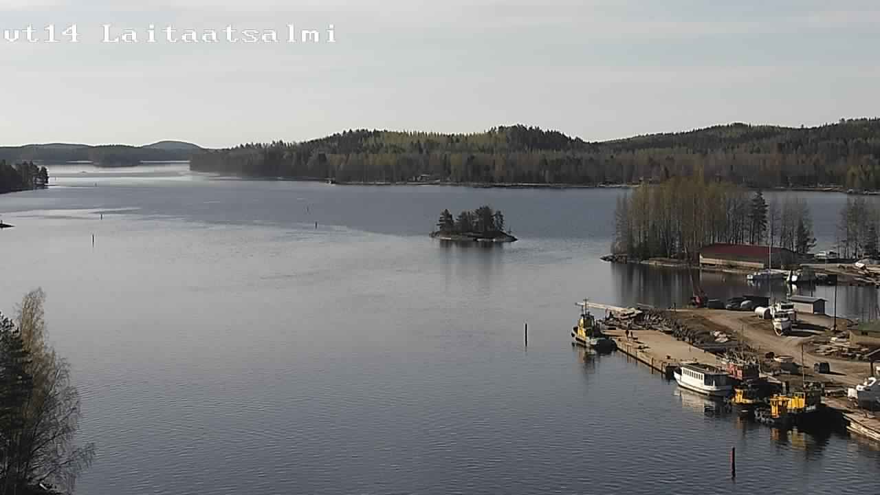 Kelikamerat Kuva Tie 14 Savonlinna, Laitaatsalmi silta, Savonlinna, Etelä-Savo