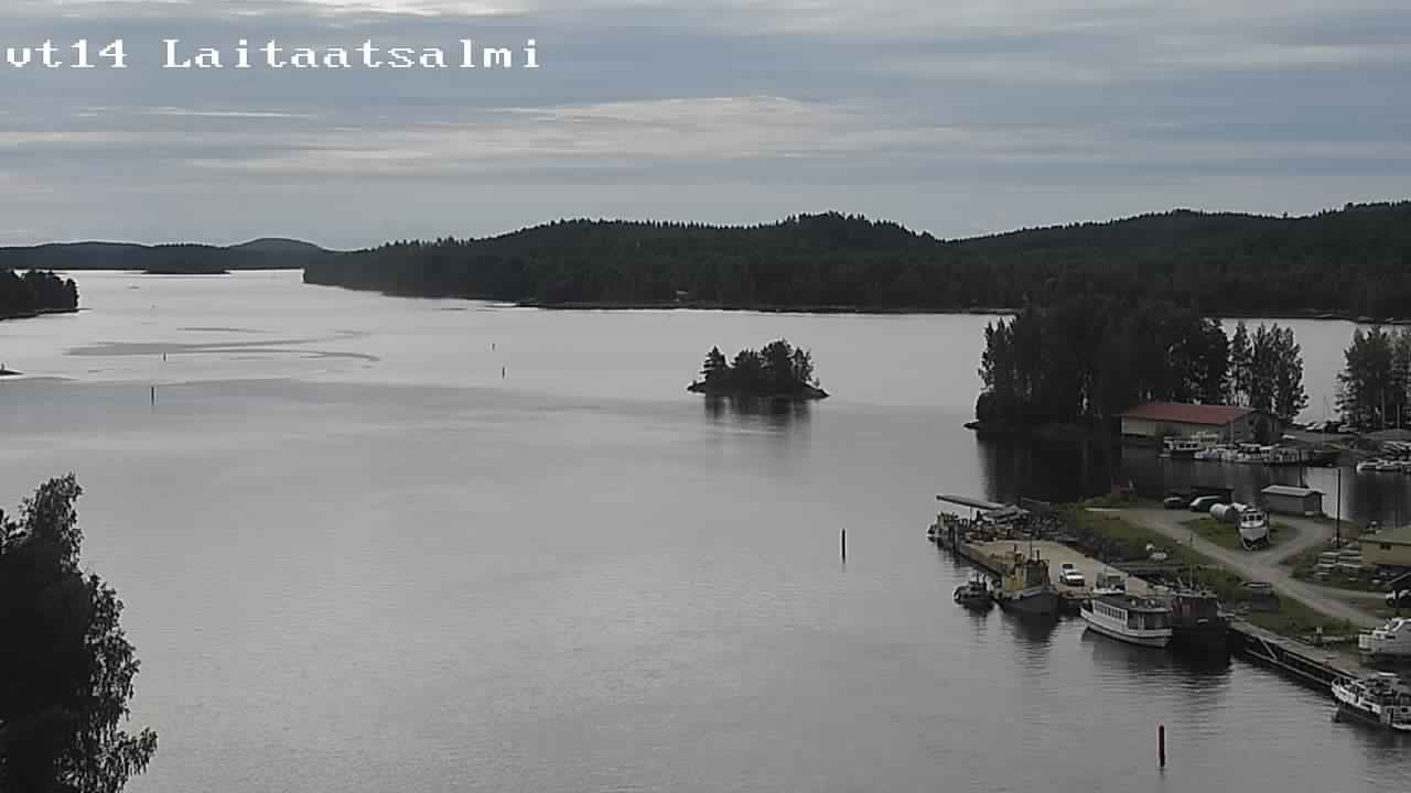 Weather Camera Image Väg 14 Nyslott, Laitaatsalmi, Savonlinna, Etelä-Savo