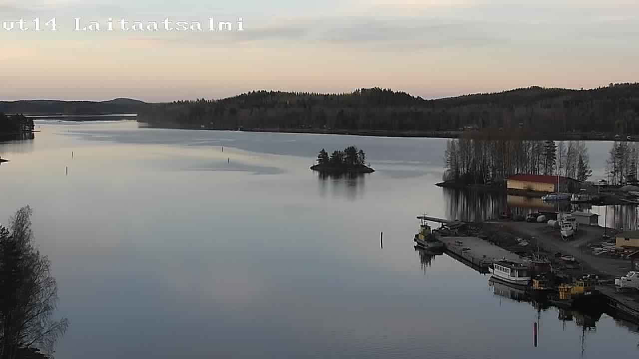 Weather Camera Image Väg 14 Nyslott, Laitaatsalmi, Savonlinna, Etelä-Savo