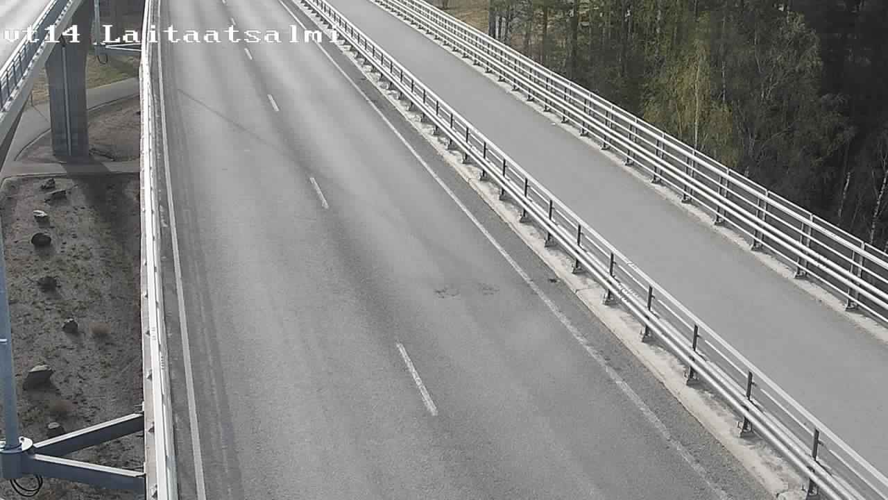Weather Camera Image Väg 14 Nyslott, Laitaatsalmi, Savonlinna, Etelä-Savo