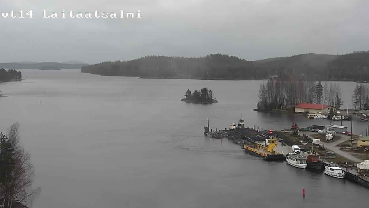 Weather Camera Image Väg 14 Nyslott, Laitaatsalmi, Savonlinna, Etelä-Savo