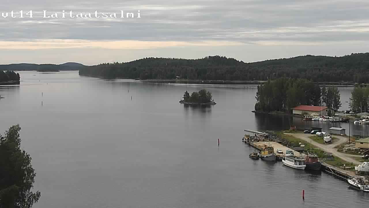 Weather Camera Image Väg 14 Nyslott, Laitaatsalmi, Savonlinna, Etelä-Savo