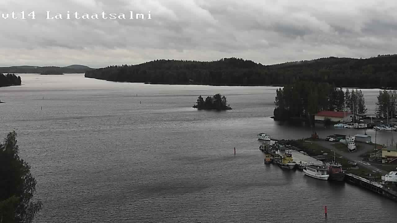 Weather Camera Image Road 14 Savonlinna, Laitaatsalmi, Savonlinna, Etelä-Savo