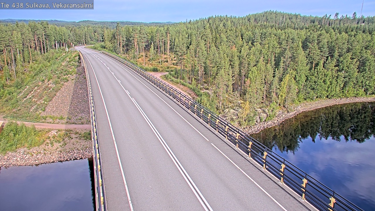 Weather Camera Image Road 438, Sulkava, Vekaransalmi, Sulkava, Etelä-Savo