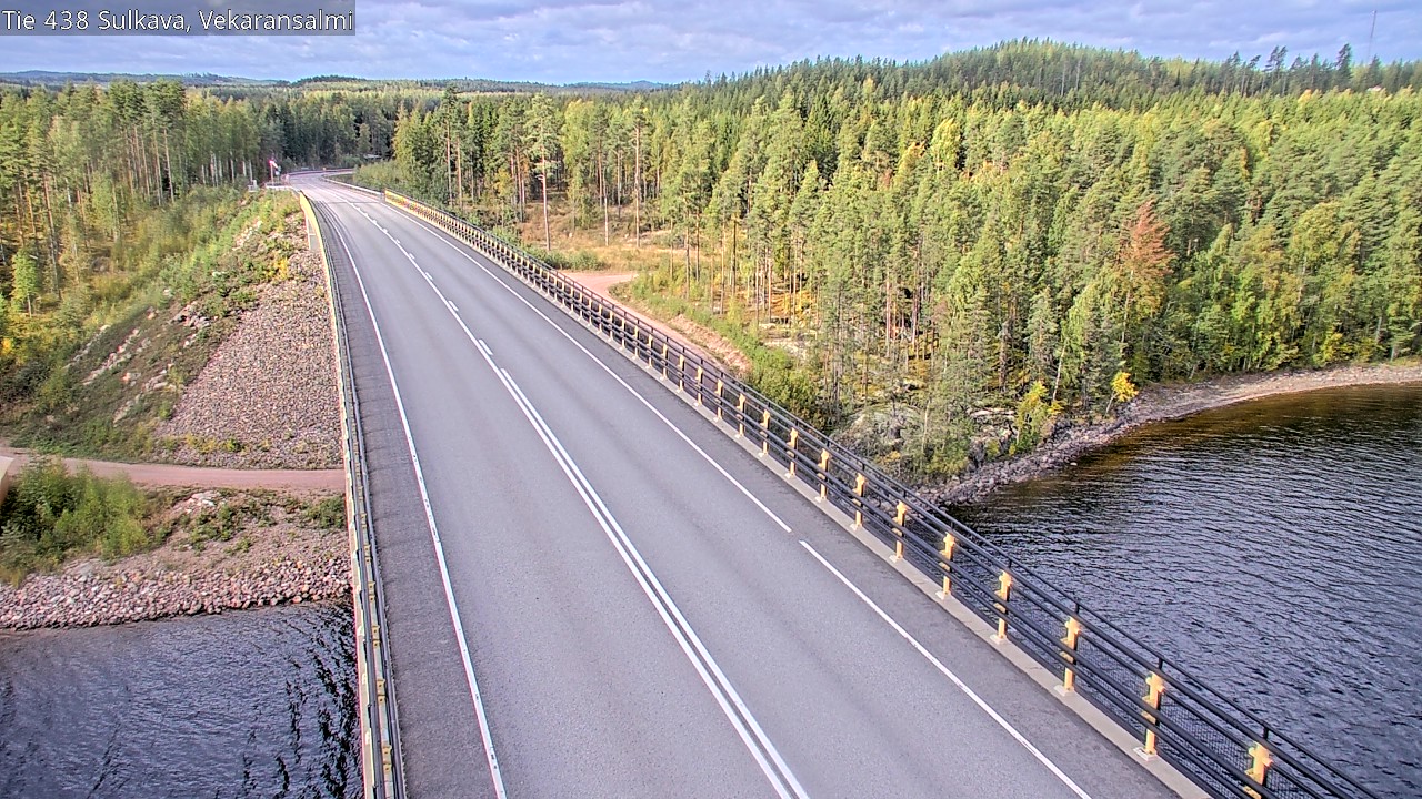 Weather Camera Image Road 438, Sulkava, Vekaransalmi, Sulkava, Etelä-Savo