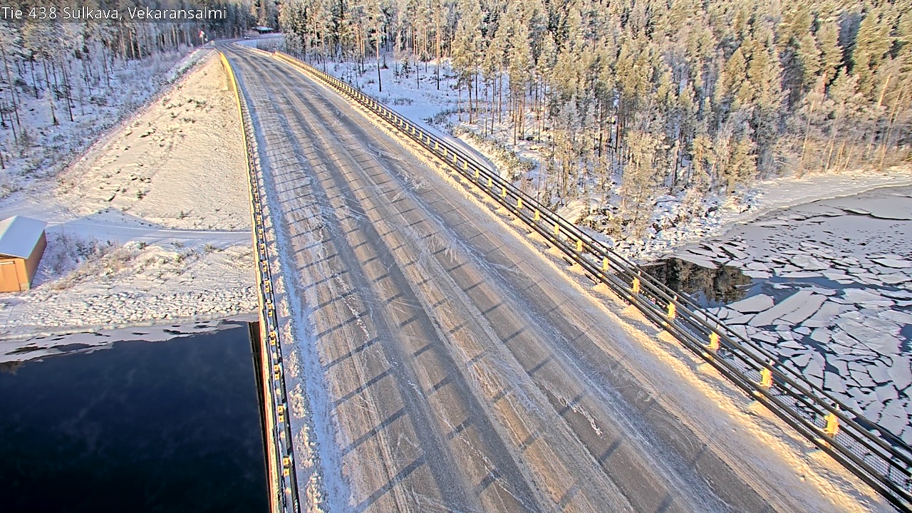 Weather Camera Image Väg 438, Sulkava, Vekaransalmi, Sulkava, Etelä-Savo