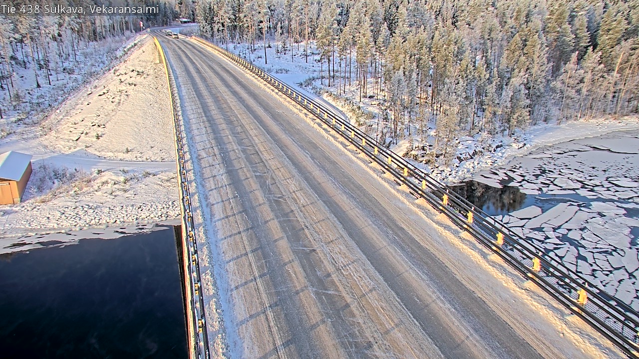Weather Camera Image Väg 438, Sulkava, Vekaransalmi, Sulkava, Etelä-Savo