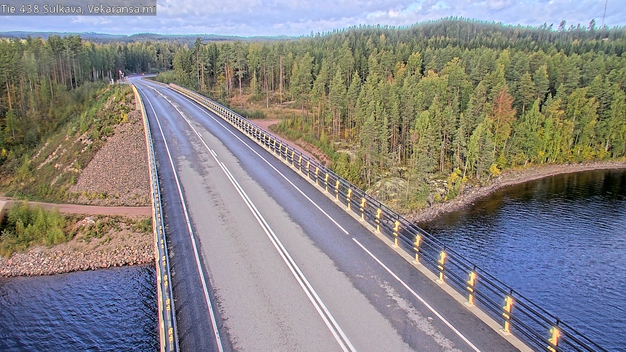 Weather Camera Image Road 438, Sulkava, Vekaransalmi, Sulkava, Etelä-Savo
