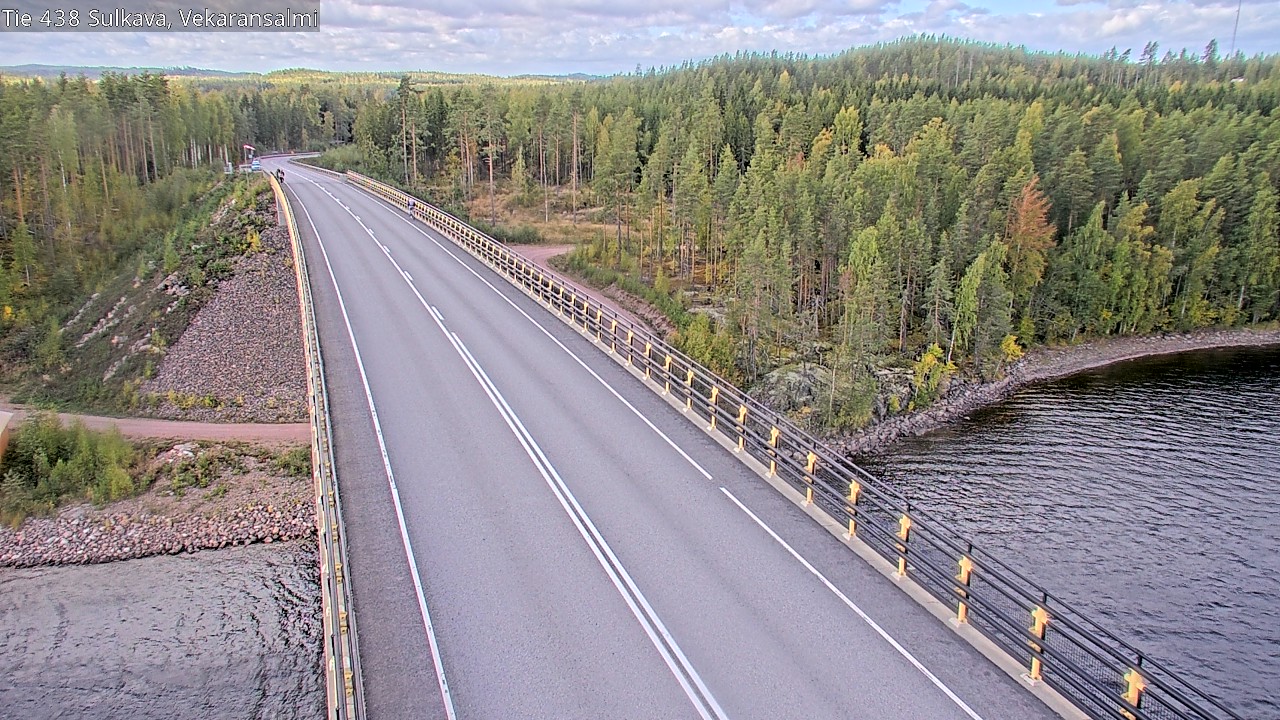 Weather Camera Image Road 438, Sulkava, Vekaransalmi, Sulkava, Etelä-Savo