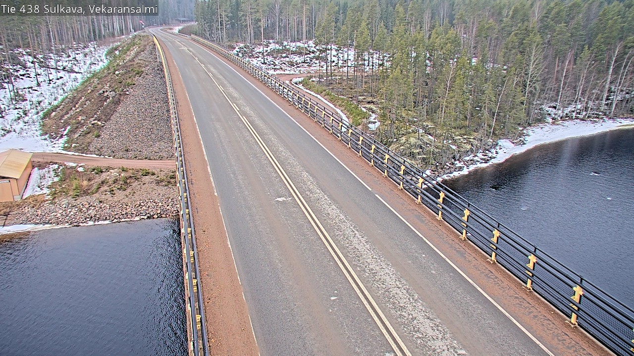 Weather Camera Image Väg 438, Sulkava, Vekaransalmi, Sulkava, Etelä-Savo