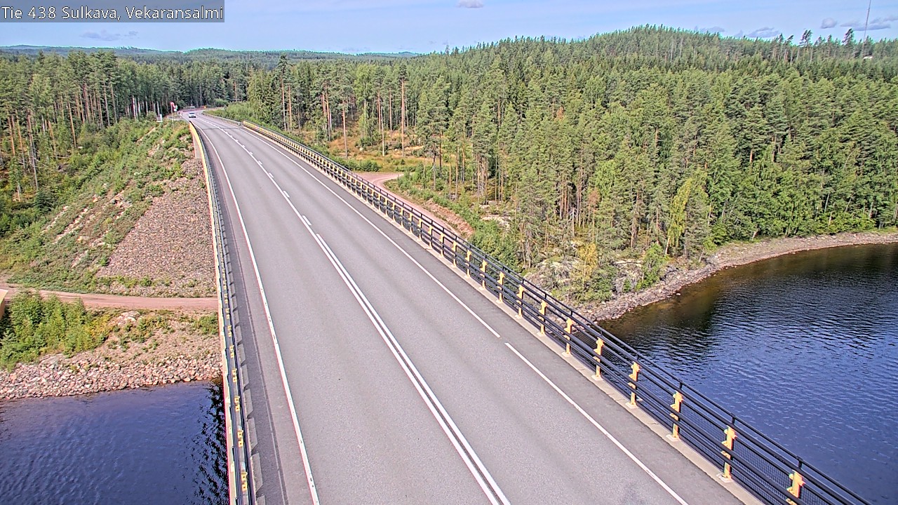 Kelikamerat Kuva Tie 438, Sulkava, Vekaransalmi, Sulkava, Etelä-Savo