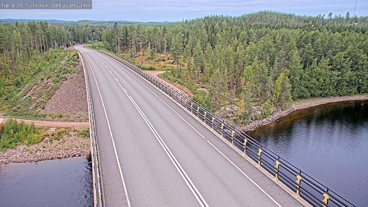 Weather Camera Image Road 438, Sulkava, Vekaransalmi, Sulkava, Etelä-Savo