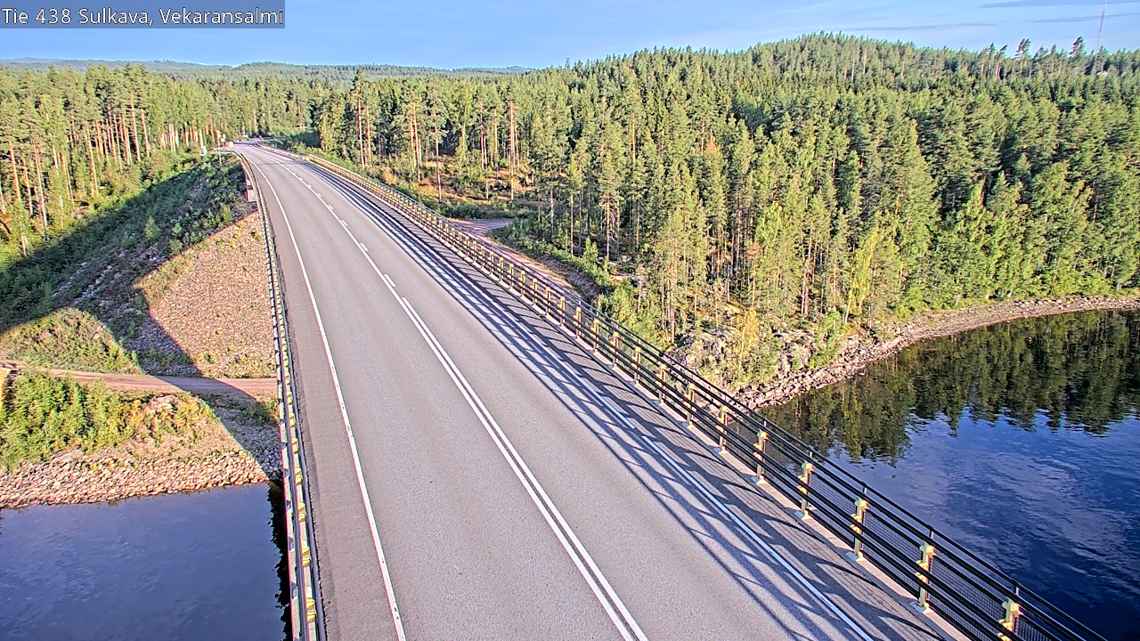 Weather Camera Image Road 438, Sulkava, Vekaransalmi, Sulkava, Etelä-Savo