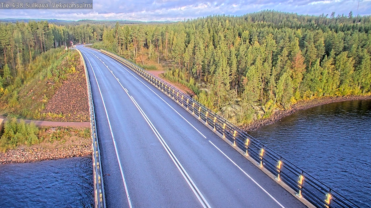 Weather Camera Image Väg 438, Sulkava, Vekaransalmi, Sulkava, Etelä-Savo