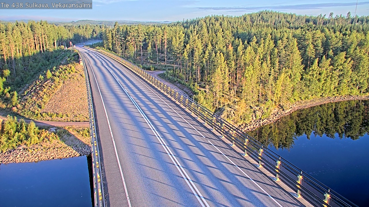Weather Camera Image Road 438, Sulkava, Vekaransalmi, Sulkava, Etelä-Savo