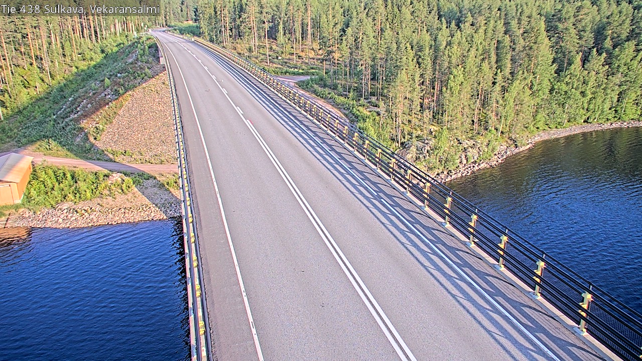 Weather Camera Image Väg 438, Sulkava, Vekaransalmi, Sulkava, Etelä-Savo