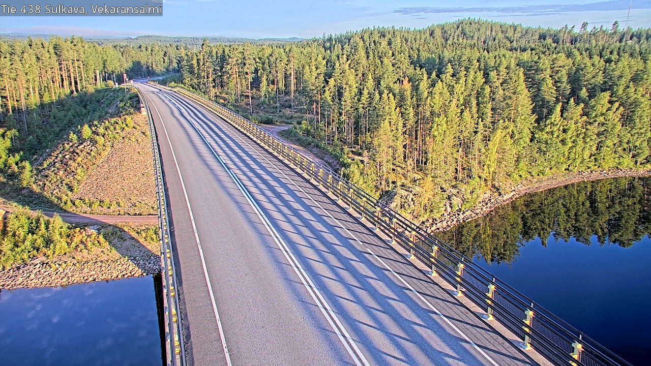 Weather Camera Image Road 438, Sulkava, Vekaransalmi, Sulkava, Etelä-Savo
