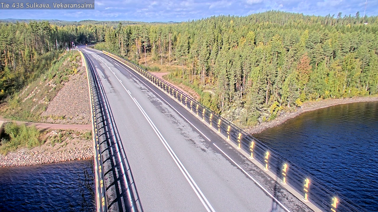 Weather Camera Image Road 438, Sulkava, Vekaransalmi, Sulkava, Etelä-Savo