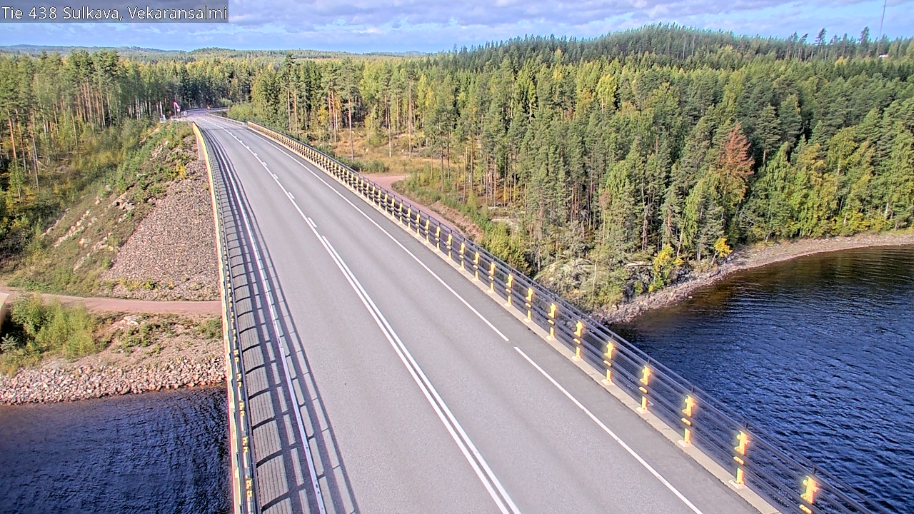 Weather Camera Image Road 438, Sulkava, Vekaransalmi, Sulkava, Etelä-Savo