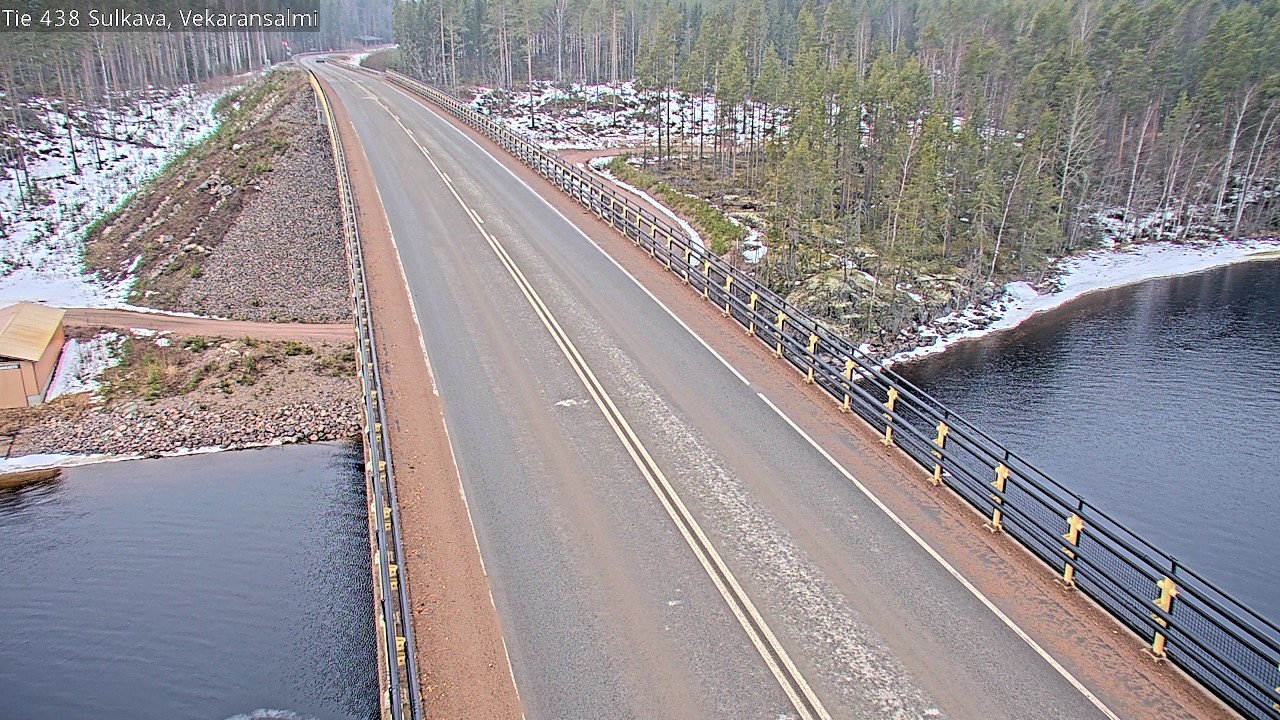 Weather Camera Image Väg 438, Sulkava, Vekaransalmi, Sulkava, Etelä-Savo