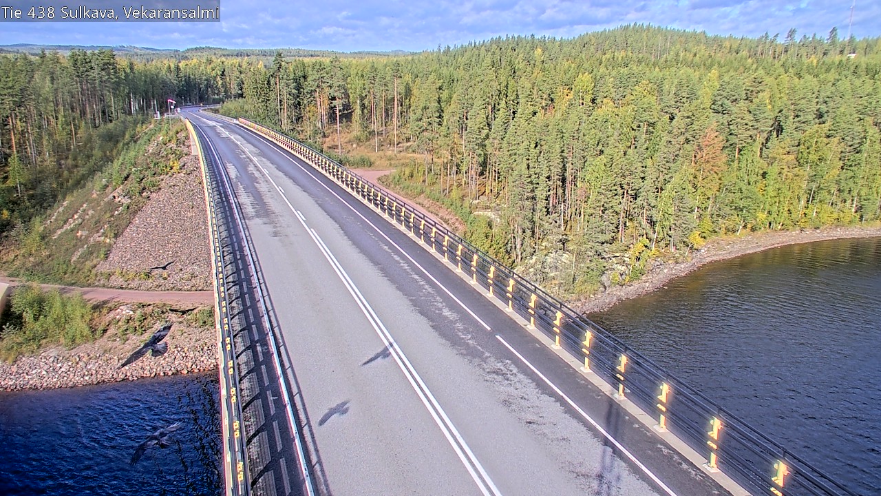 Weather Camera Image Road 438, Sulkava, Vekaransalmi, Sulkava, Etelä-Savo