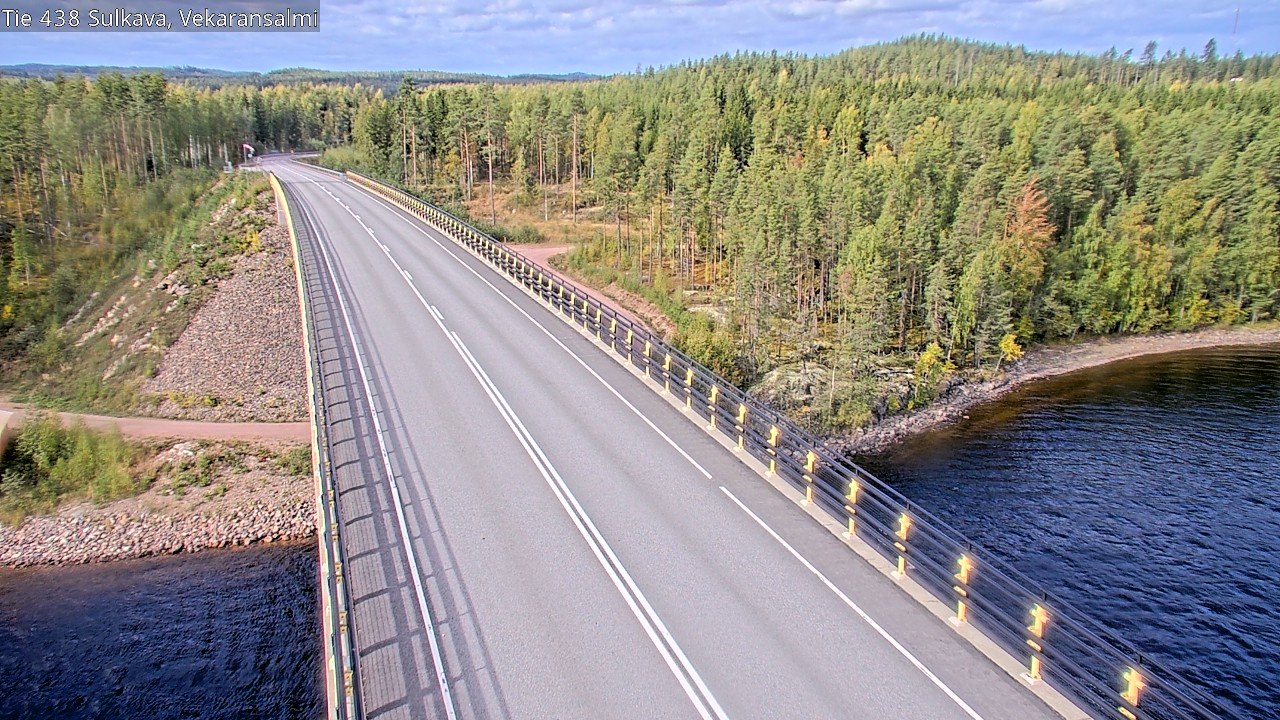 Weather Camera Image Road 438, Sulkava, Vekaransalmi, Sulkava, Etelä-Savo