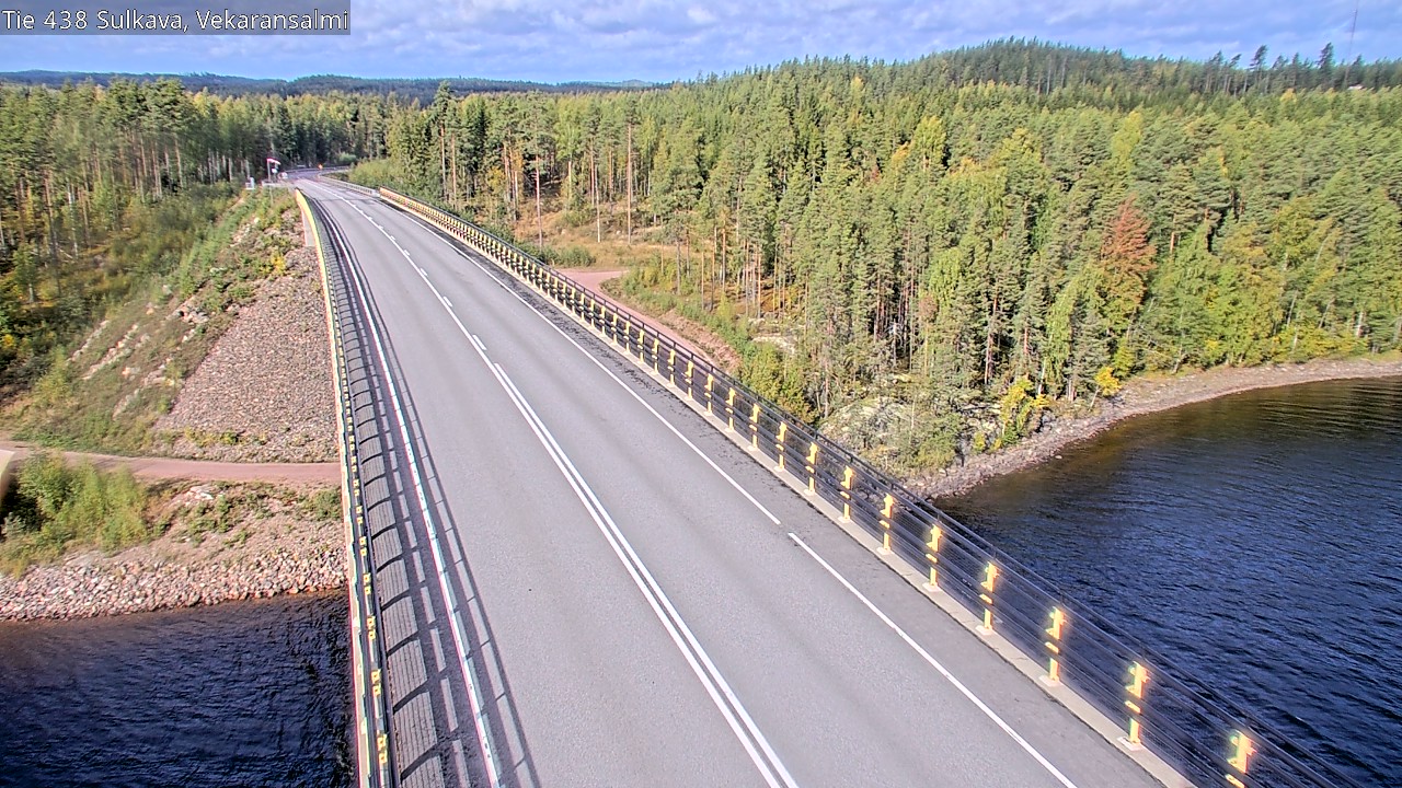 Weather Camera Image Road 438, Sulkava, Vekaransalmi, Sulkava, Etelä-Savo