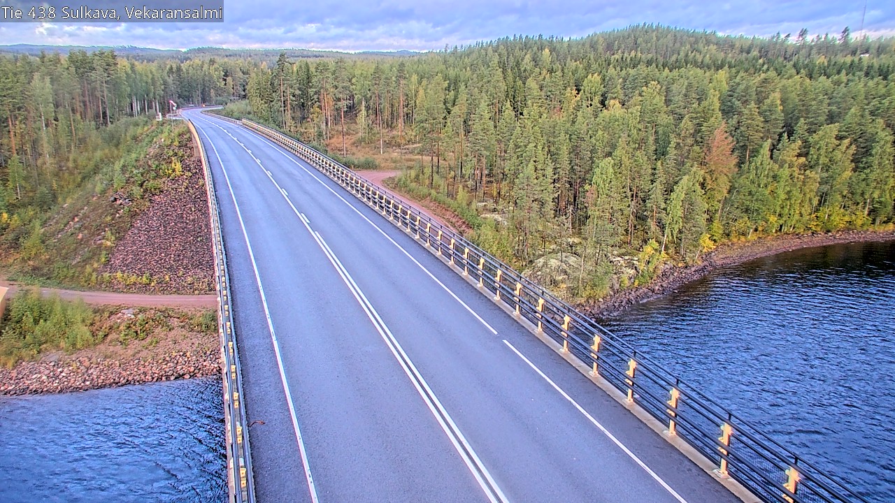 Weather Camera Image Väg 438, Sulkava, Vekaransalmi, Sulkava, Etelä-Savo