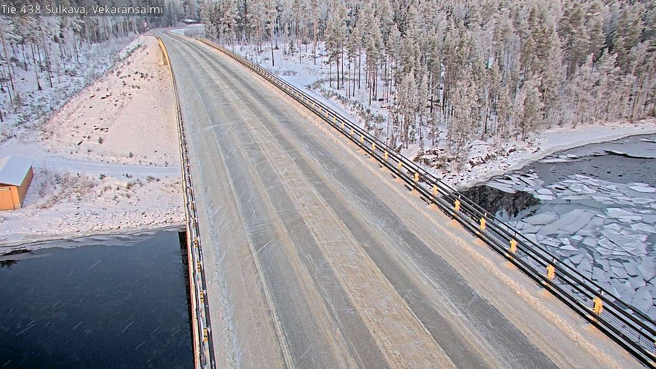 Weather Camera Image Väg 438, Sulkava, Vekaransalmi, Sulkava, Etelä-Savo