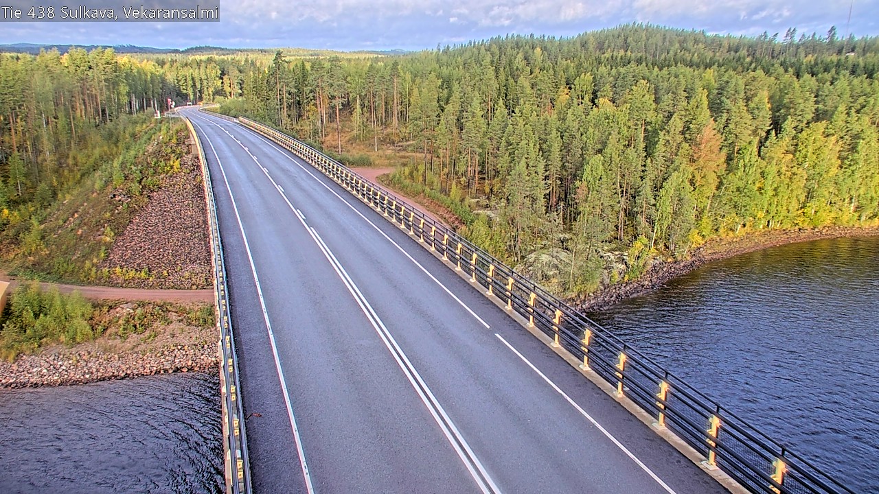 Weather Camera Image Väg 438, Sulkava, Vekaransalmi, Sulkava, Etelä-Savo