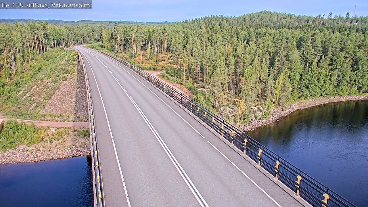 Weather Camera Image Road 438, Sulkava, Vekaransalmi, Sulkava, Etelä-Savo