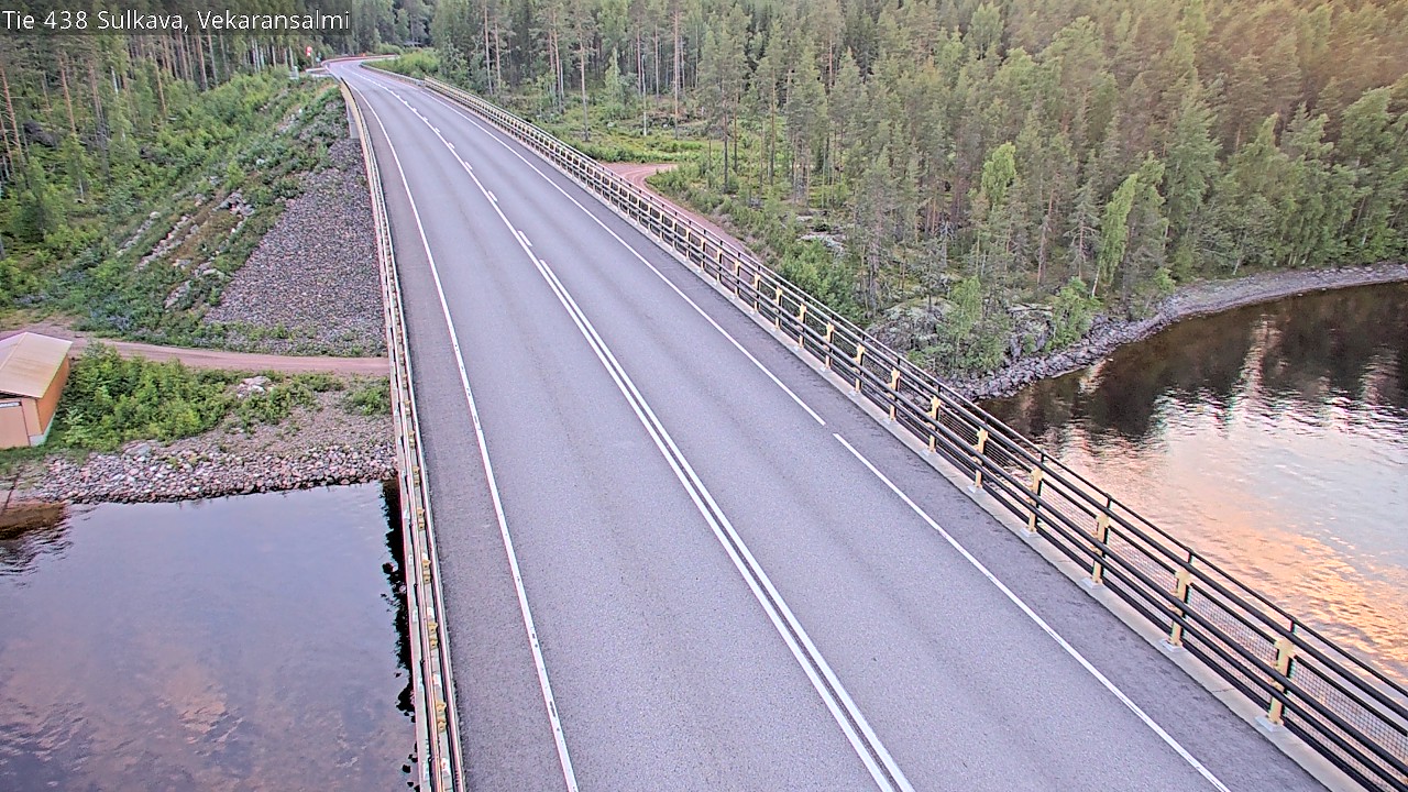 Weather Camera Image Road 438, Sulkava, Vekaransalmi, Sulkava, Etelä-Savo