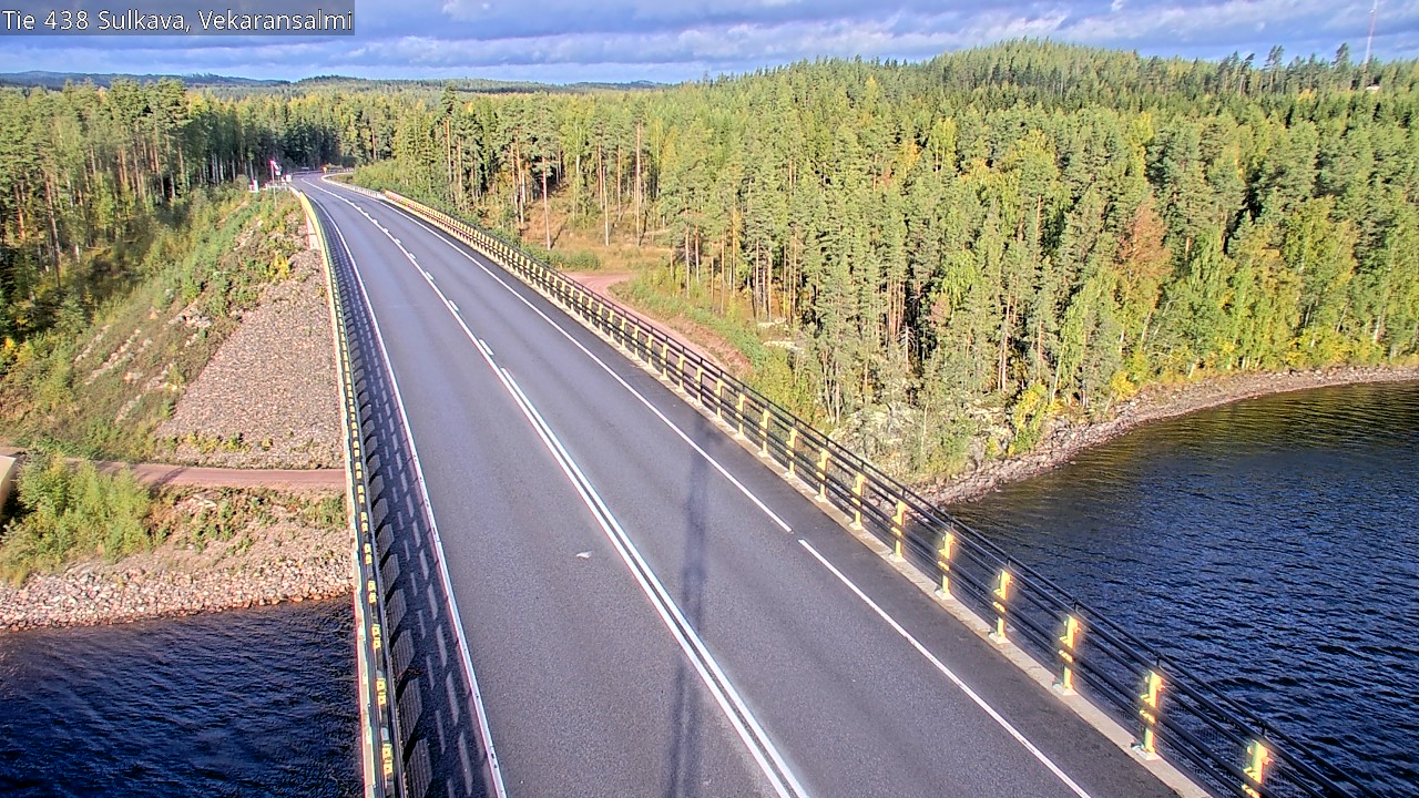Weather Camera Image Väg 438, Sulkava, Vekaransalmi, Sulkava, Etelä-Savo