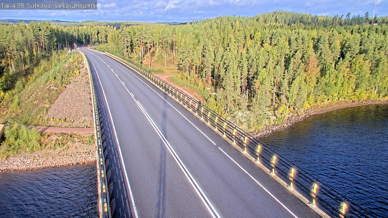 Weather Camera Image Väg 438, Sulkava, Vekaransalmi, Sulkava, Etelä-Savo
