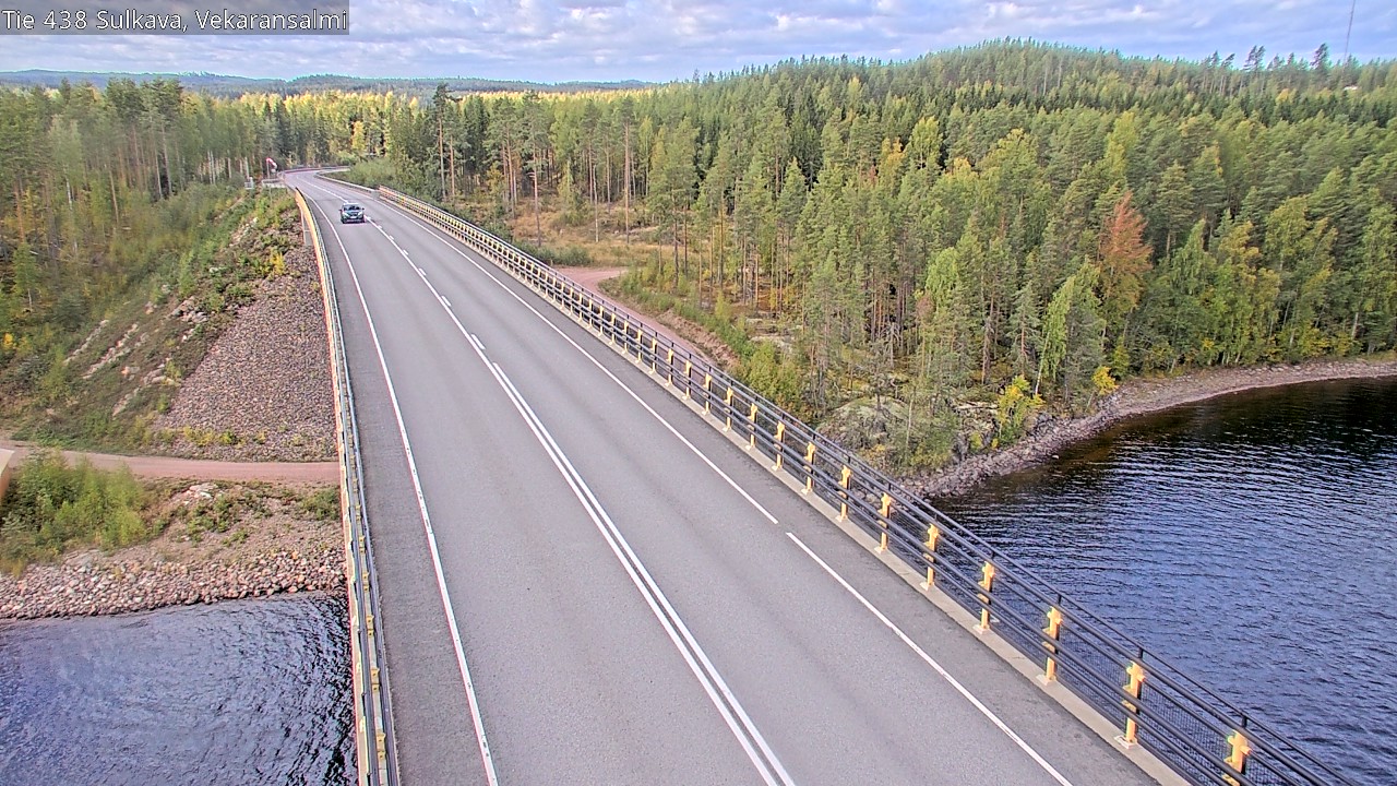Weather Camera Image Road 438, Sulkava, Vekaransalmi, Sulkava, Etelä-Savo