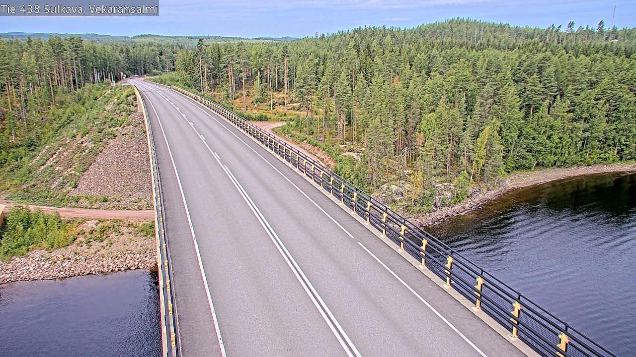 Weather Camera Image Road 438, Sulkava, Vekaransalmi, Sulkava, Etelä-Savo