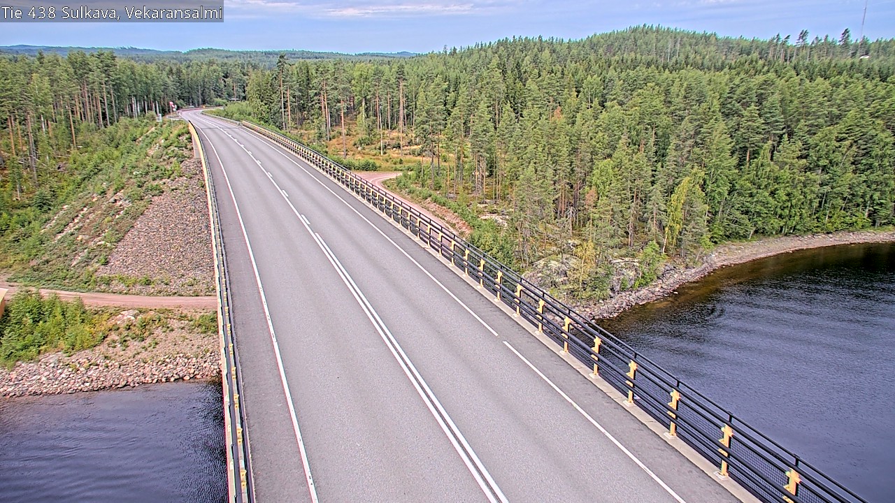 Weather Camera Image Road 438, Sulkava, Vekaransalmi, Sulkava, Etelä-Savo