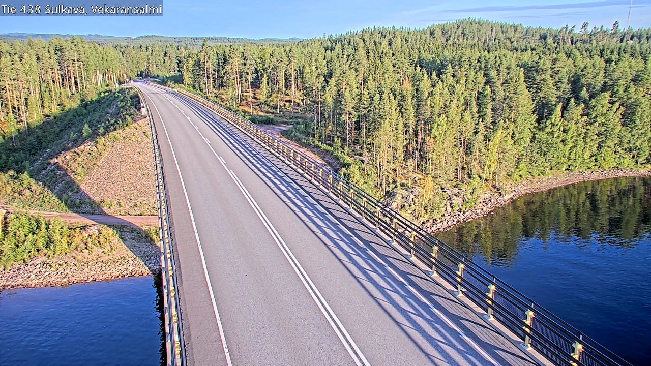 Weather Camera Image Road 438, Sulkava, Vekaransalmi, Sulkava, Etelä-Savo