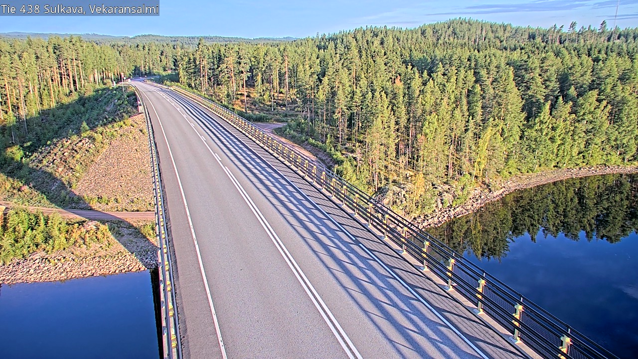 Weather Camera Image Road 438, Sulkava, Vekaransalmi, Sulkava, Etelä-Savo